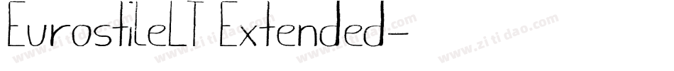 EurostileLT Extended字体转换